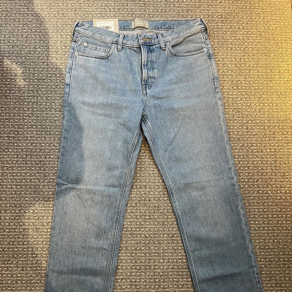 Everlane Authentic Straight Jean 31x32 Classic Blue